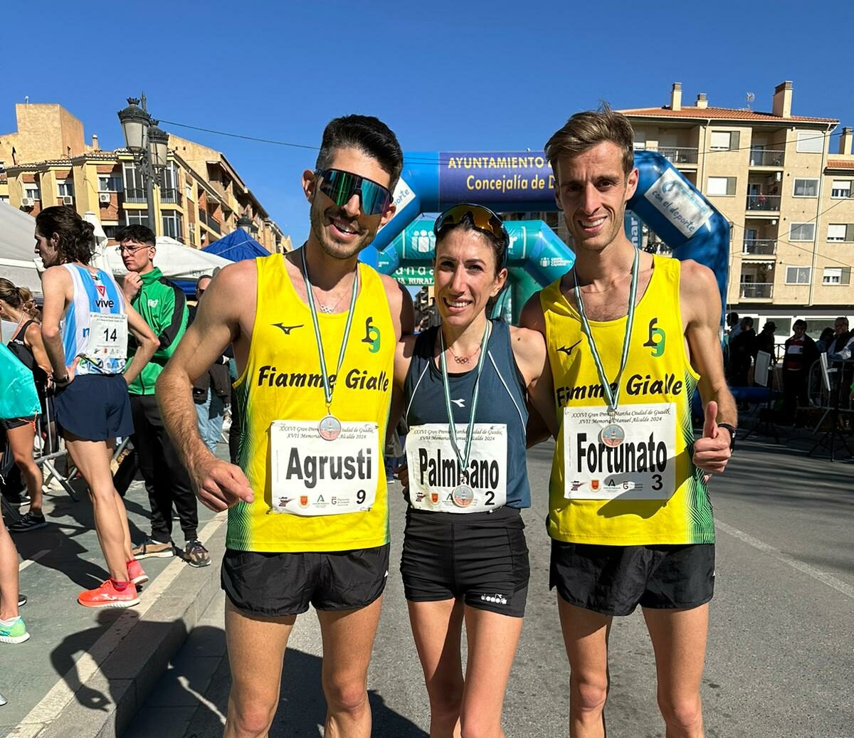 Agrusti, Palmisano e Fortunato in gara a Guadix.
