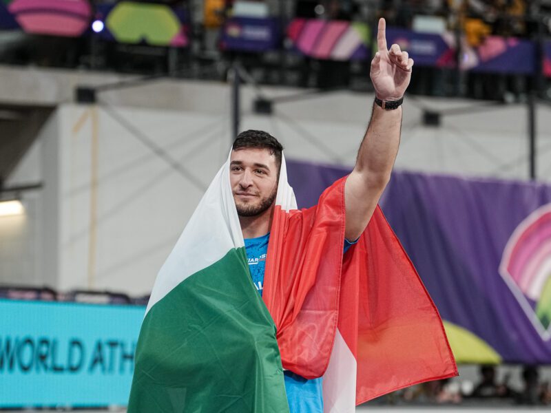 Leonardo Fabbri medaglia di bronzo ai mondiali indoor.
