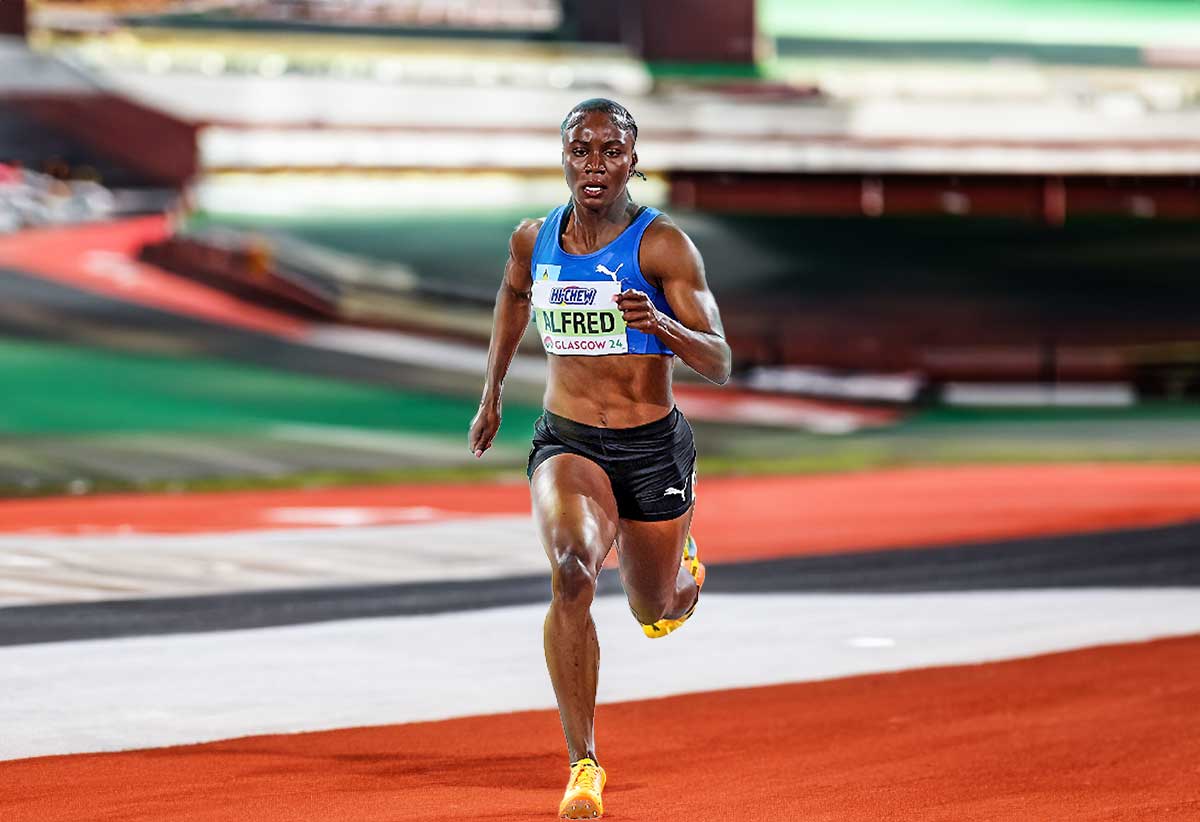 Julien Alfred, sprinter caraibica.