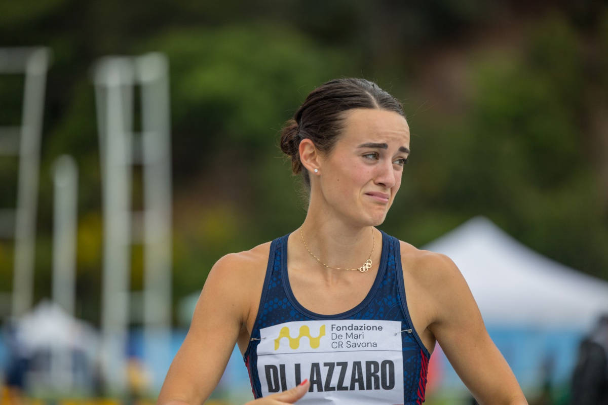 Elisa Di Lazzaro in lacrime dopo il meeting di Savona.