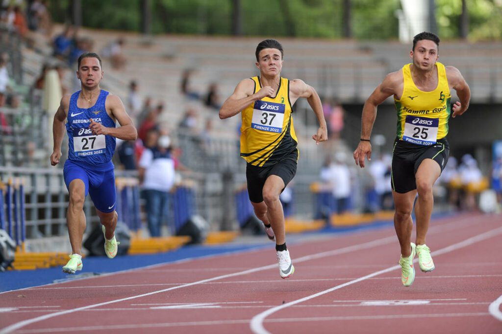 Eduardo Longobardi allo sprint.