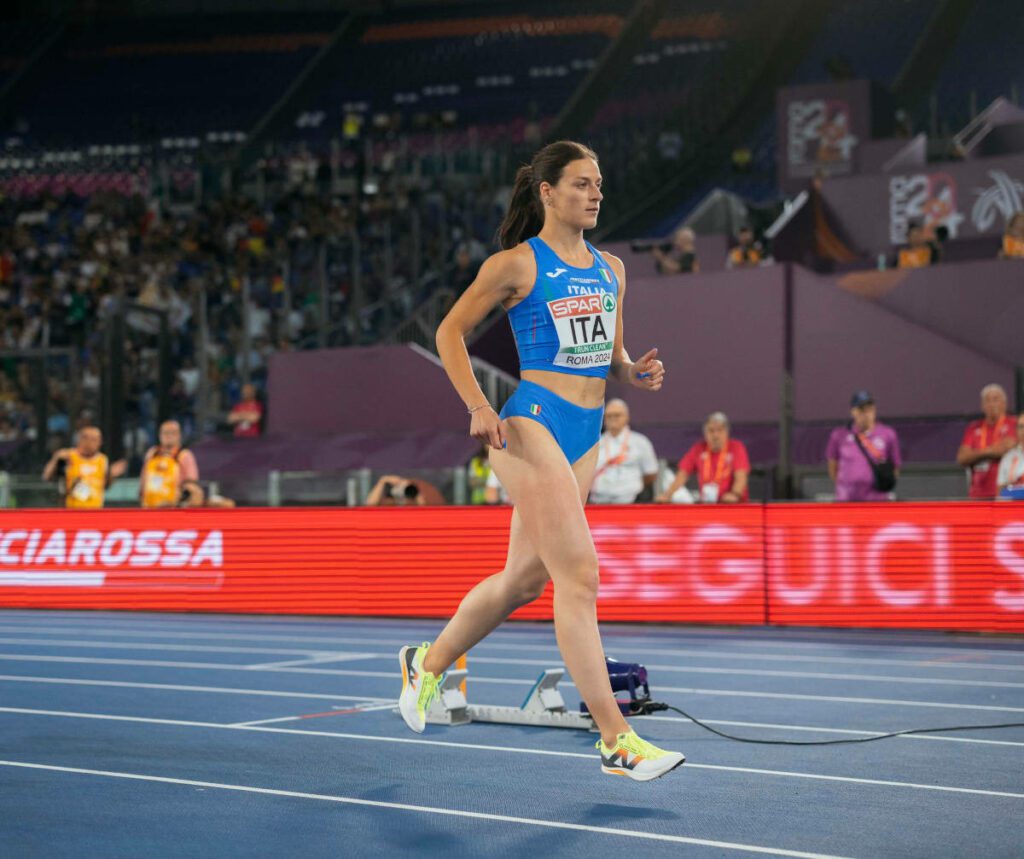 Ilaria Accame agli Europei di Roma.