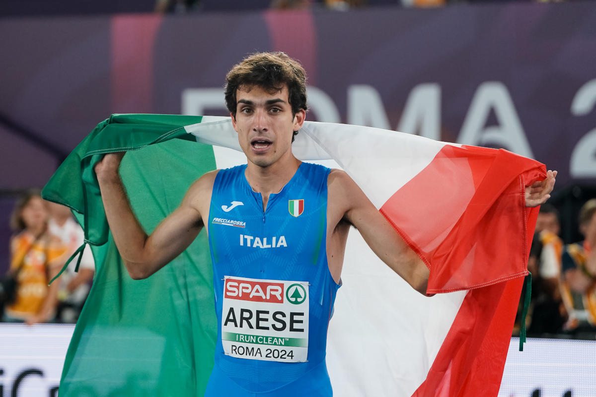 Pietro Arese medaglia di bronzo a Roma.