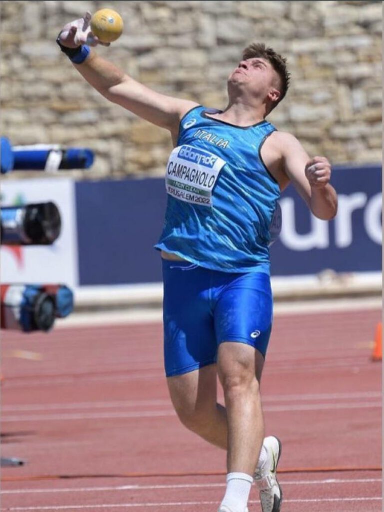 Mirko Campagnolo in azione.