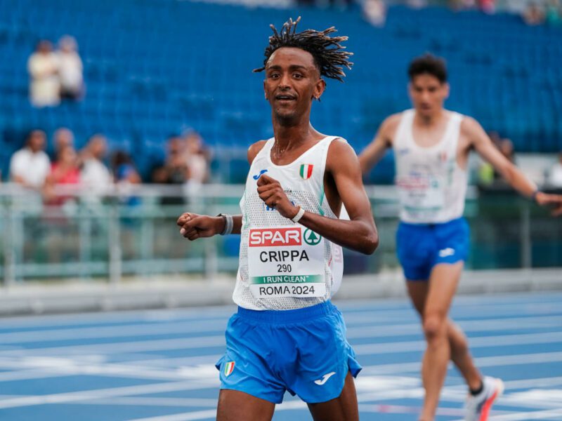 Yeman Crippa oro nella mezza maratona.