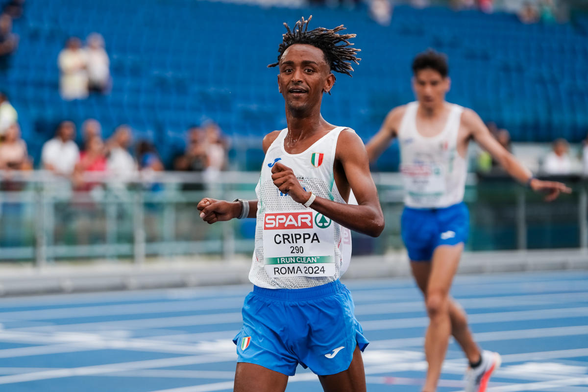 Yeman Crippa oro nella mezza maratona.