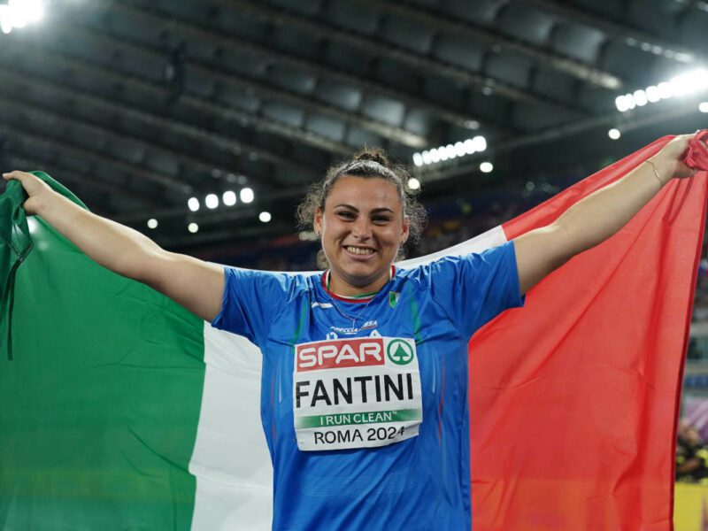 Sara Fantini campionessa europea del martello.