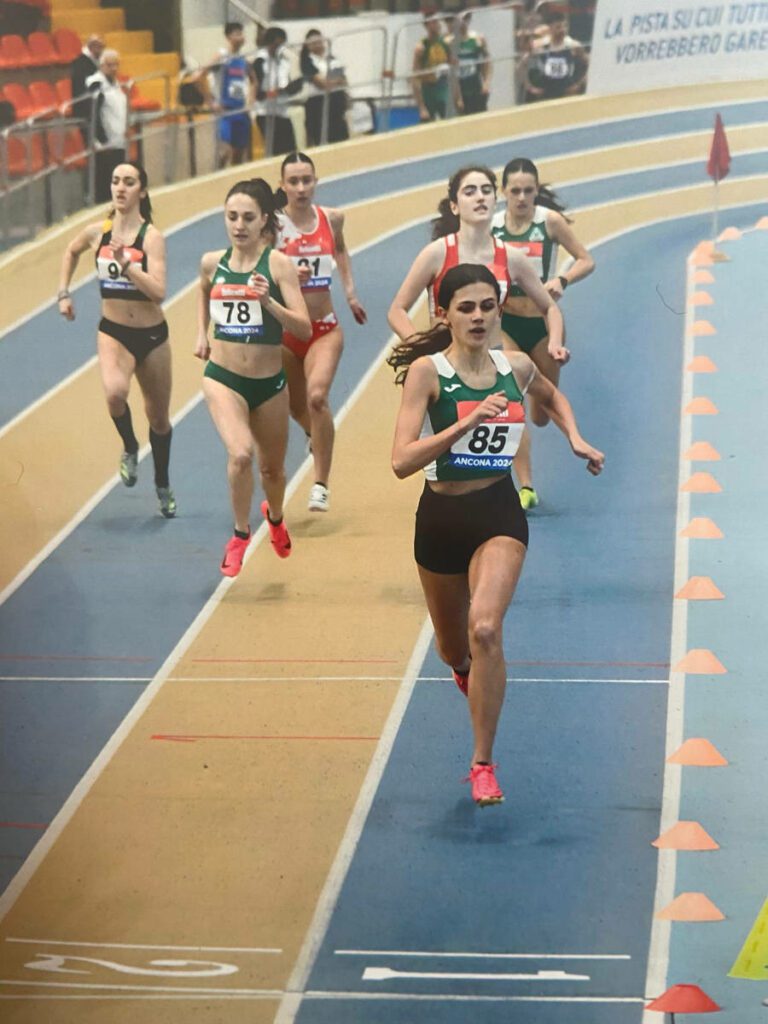 Laura Frattaroli campionessa italiana Allievi indoor.