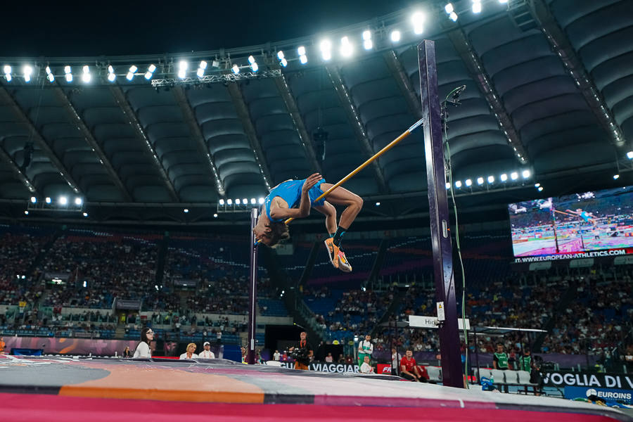 Gianmarco Tamberi oro nel salto in alto.