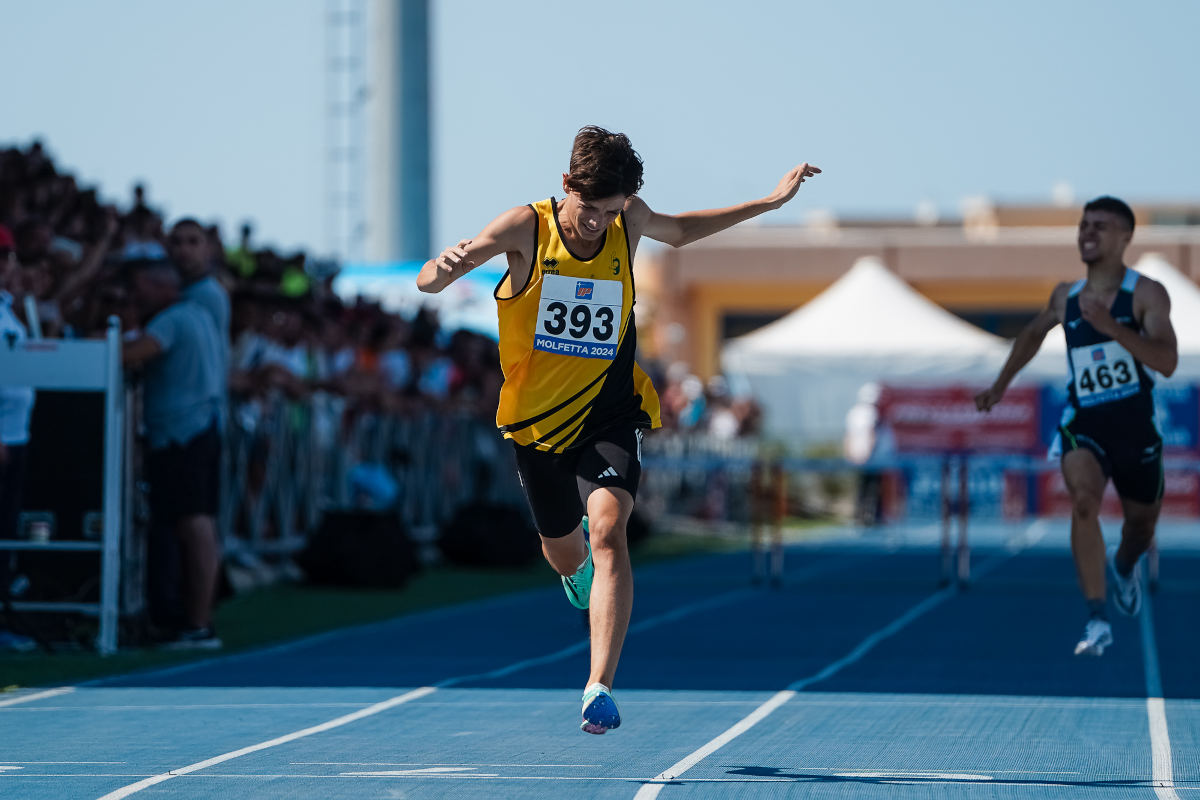 Tommaso Ardizzone in azione a Molfetta.