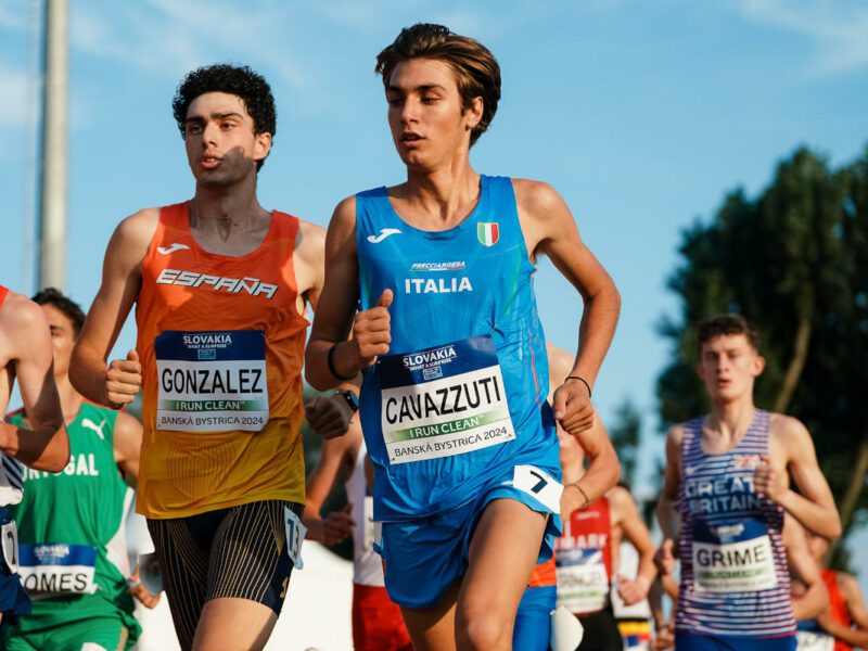 Luca Cavazzuti agli europei di Banska.