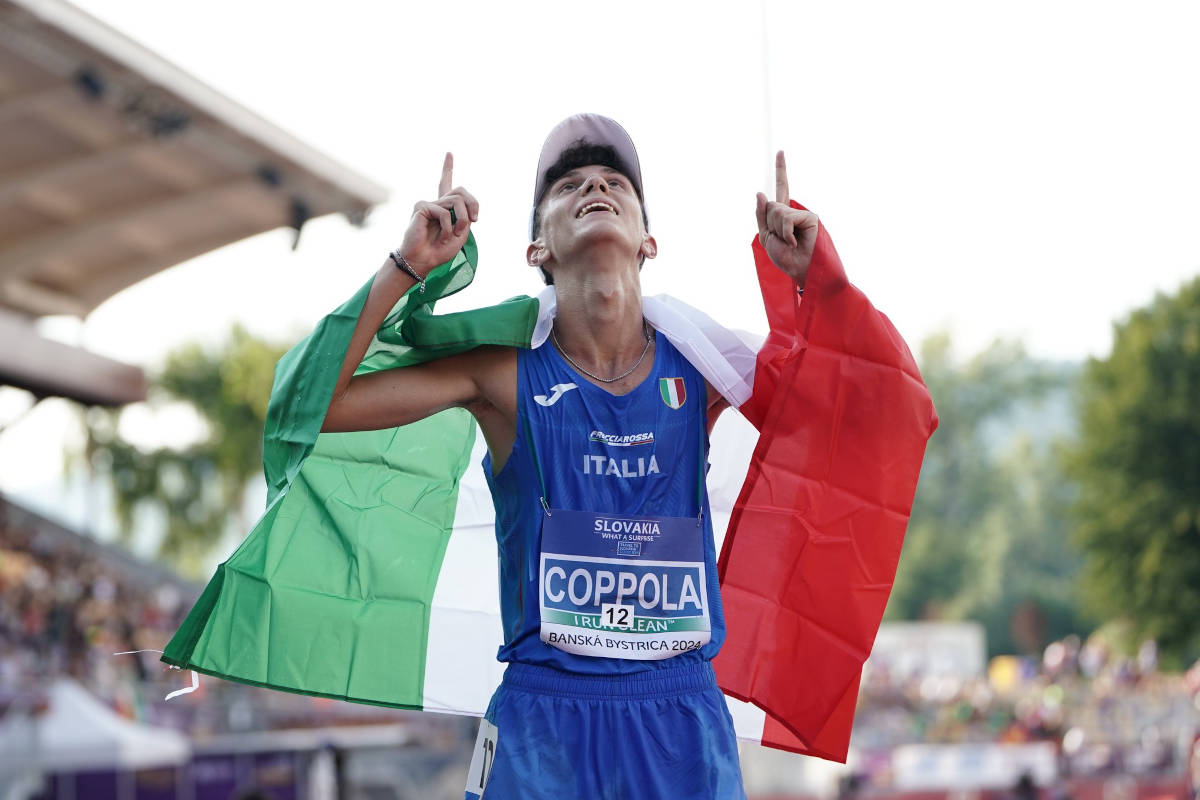 Alessio Coppola campione europeo della marcia.