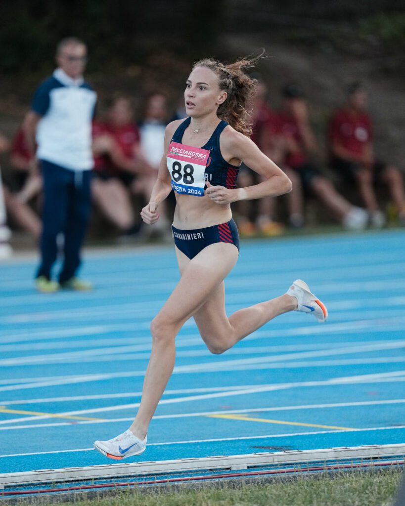 Federica Del Buono in azione.