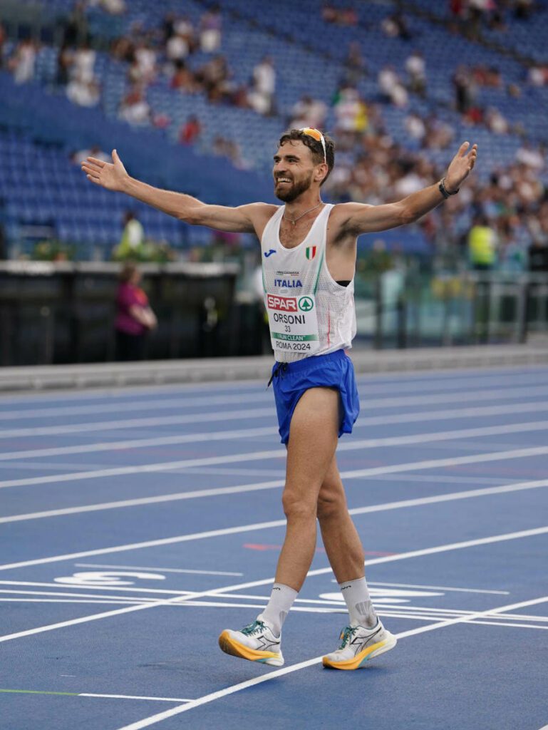 Riccardo Orsoni in azione.