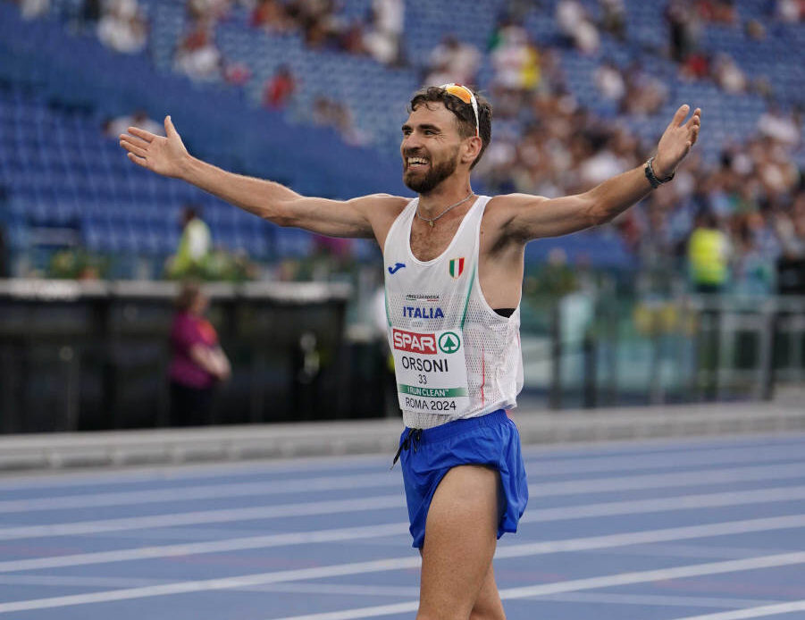 Riccardo Orsoni in azione.