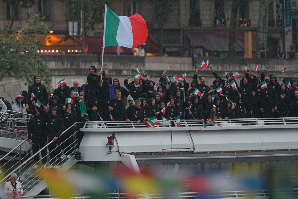 Gianmarco Tamberi portabandiera azzurro.