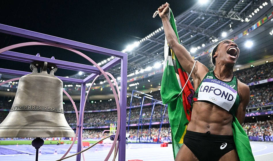 Thea Lafond, oro del triplo per Dominica.