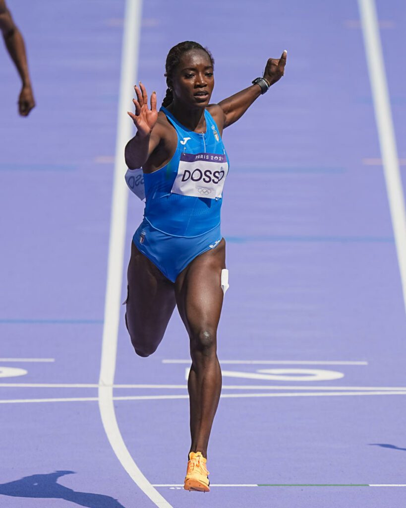 Zaynab Dosso alle Olimpiadi.