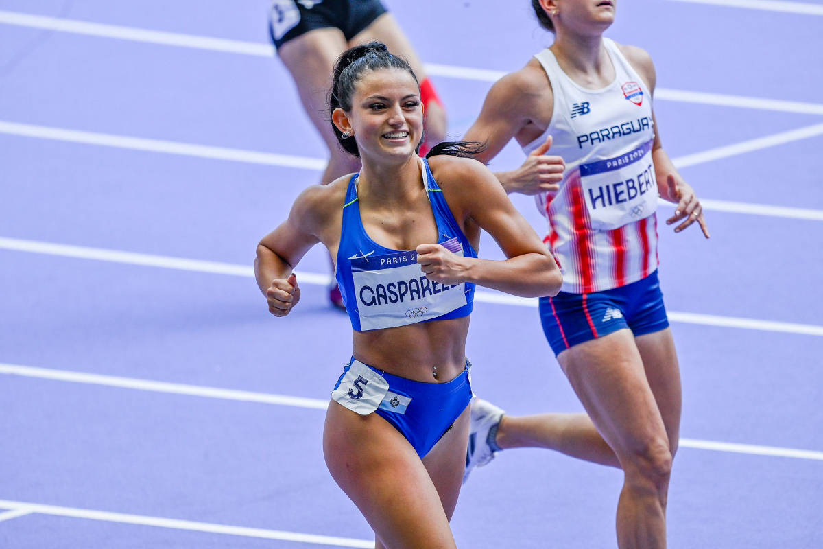 Alessandra Gasparelli, sprinter di San Marino.