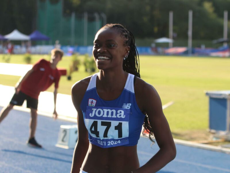 Gloria Kabangu campionessa italiana junior.