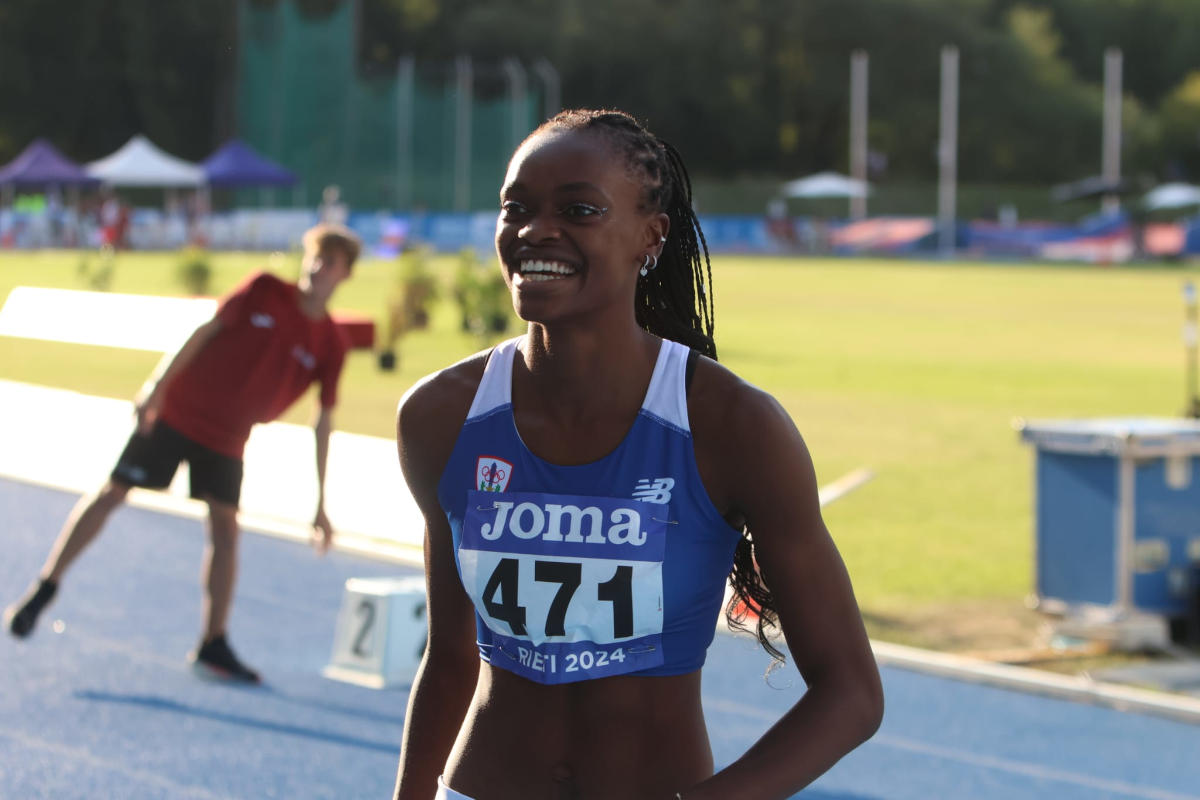 Gloria Kabangu campionessa italiana junior.