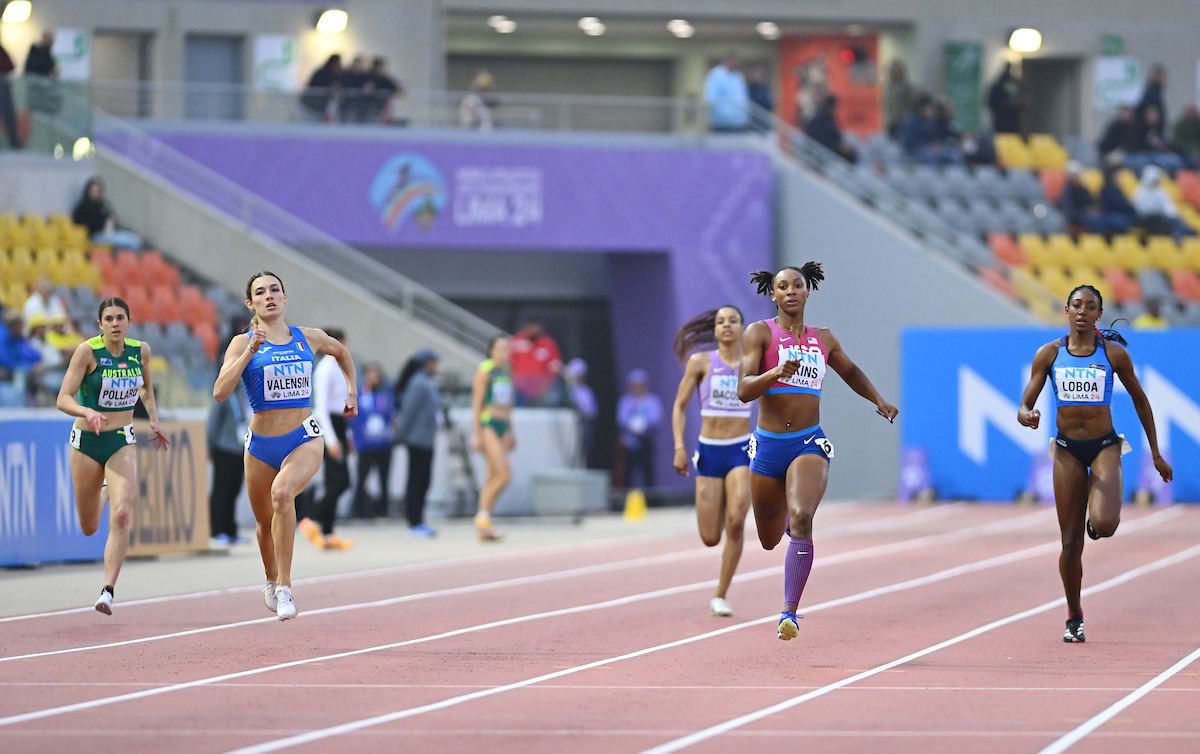 Elisa Valensin record italiano nella semifinale dei 400 metri a Lima.