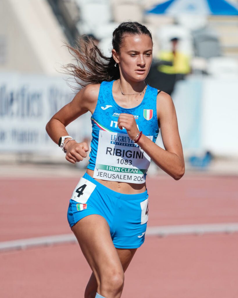 Laura Ribigini mezzofondista del Cus Perugia.