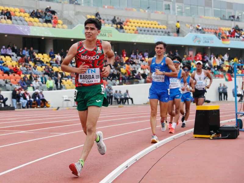 Giuseppe Disabato nella 10 km di Lima.