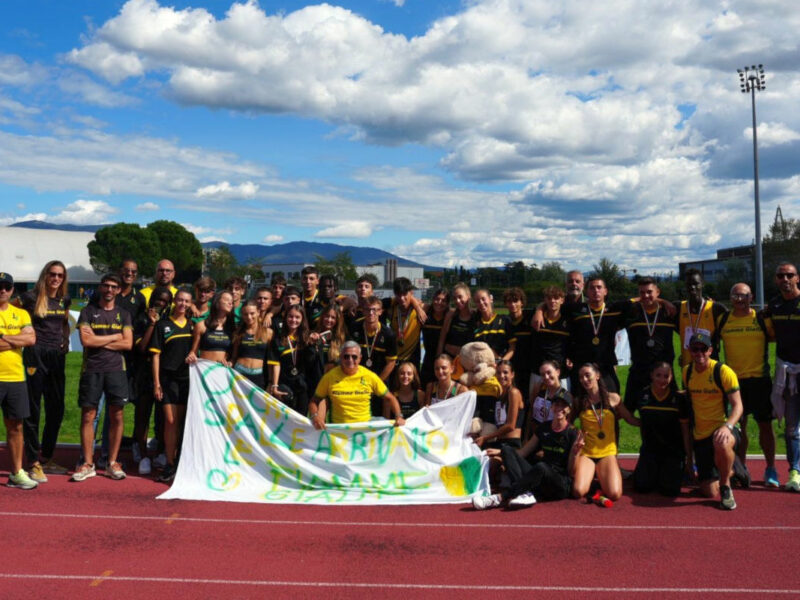 Le Fiamme Gialle Simoni campioni d'Italia allievi.