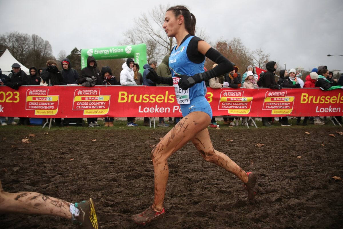 Nadia Battocletti nel cross.