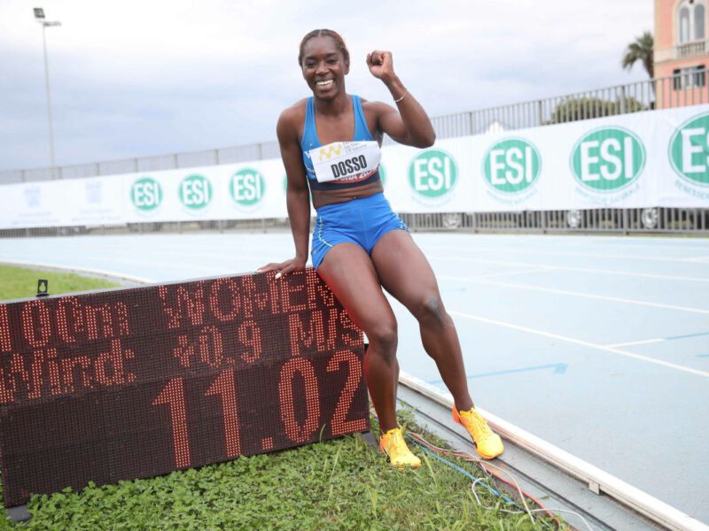 Zaynab Dosso record italiano al Meeting di Savona.