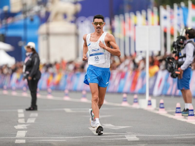 Massimo Stano alle Olimpiadi di Parigi.