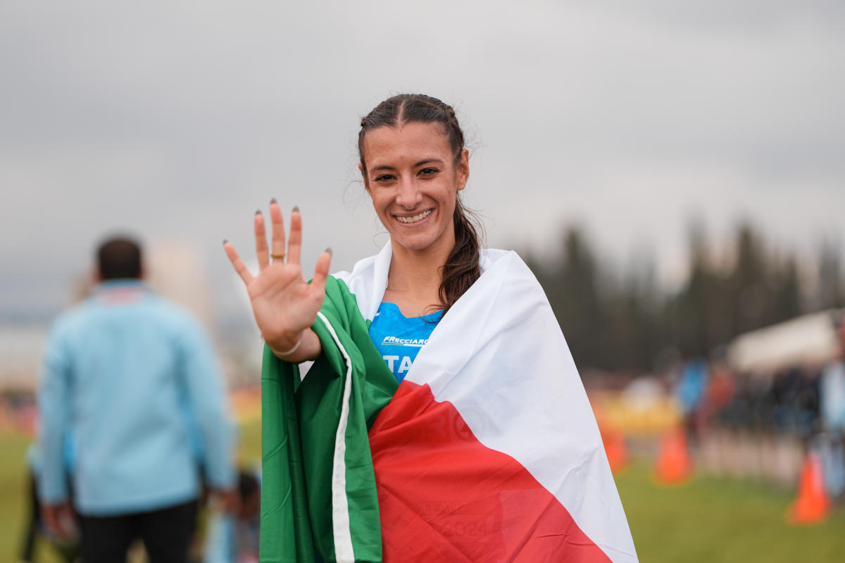 Nadia Battocletti oro europeo nel cross.