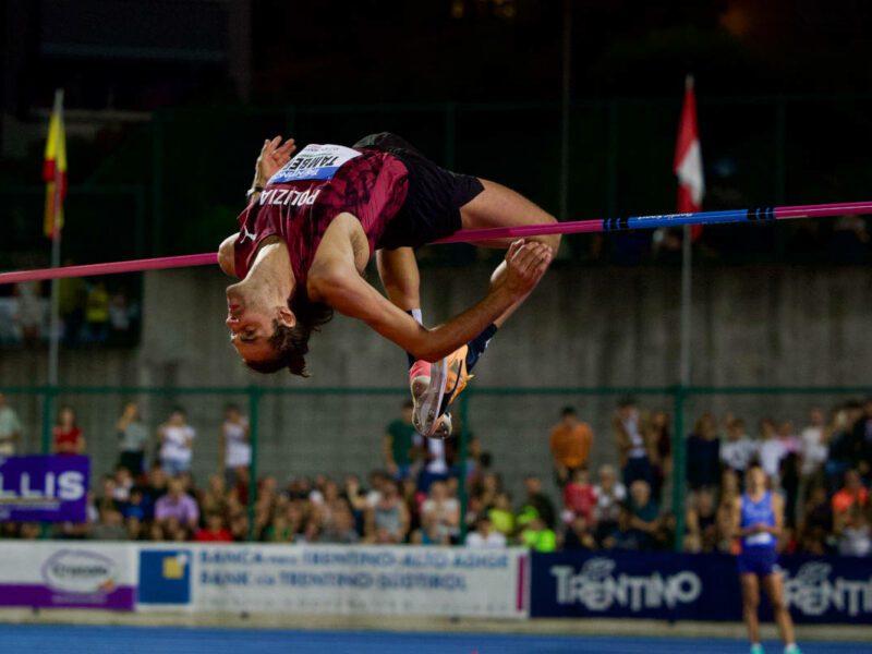 Gianmarco Tamberi a Rovereto.