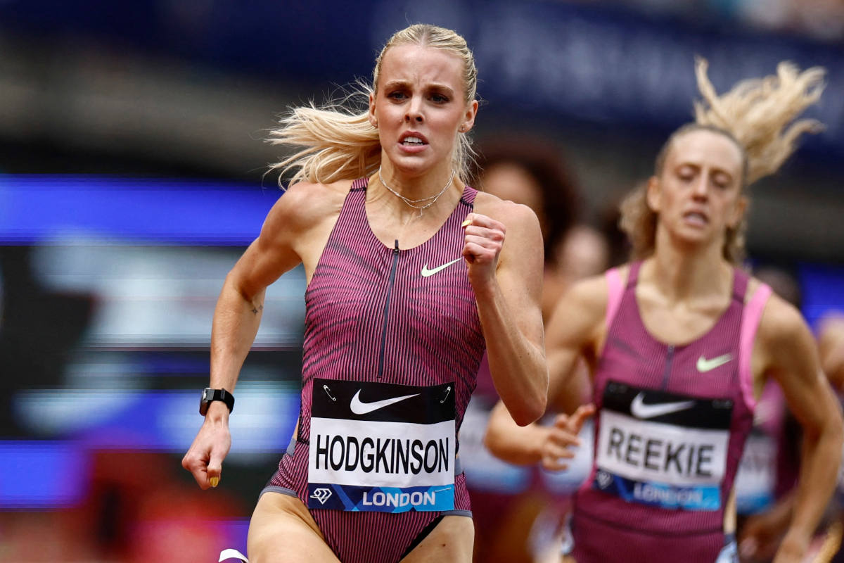 Keely Hodgkinson a Londra in Diamond League.