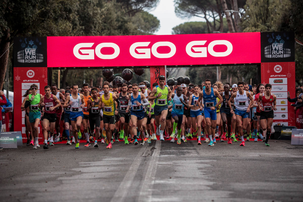 Lo start della WeRunRome di San Silvestro.