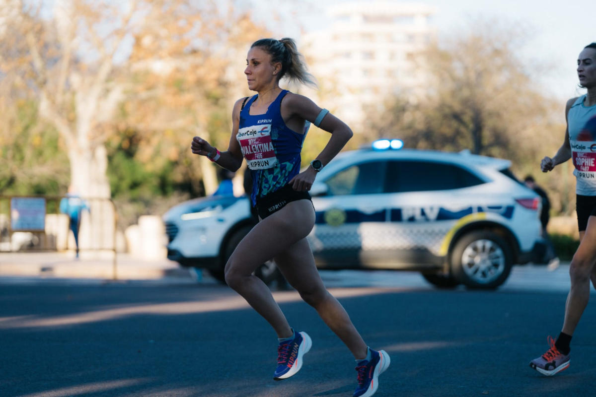 Valentina Gemetto alla 10K di Valencia.