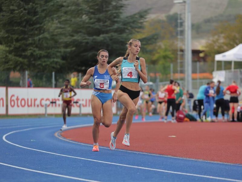 Melissa Fracassini mezzofondista dell'Atl. Arcs Cus Perugia.